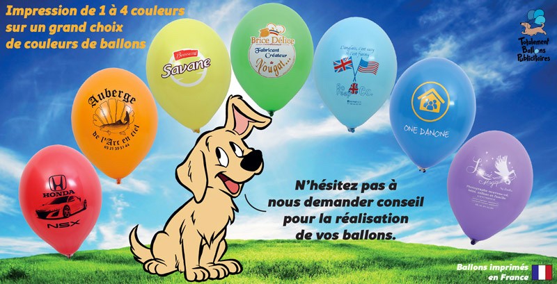 Exemple impression Totalement Ballons Publicitaires Nord Lille