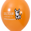 Ballon-publicitaire-Deltour-Immobilier impression logo 2 couleurs